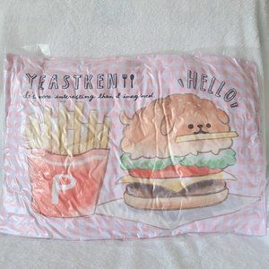 Yeast Ken - Toreba Exclusive - Gingham Check Big Cushion - Burger & Fries